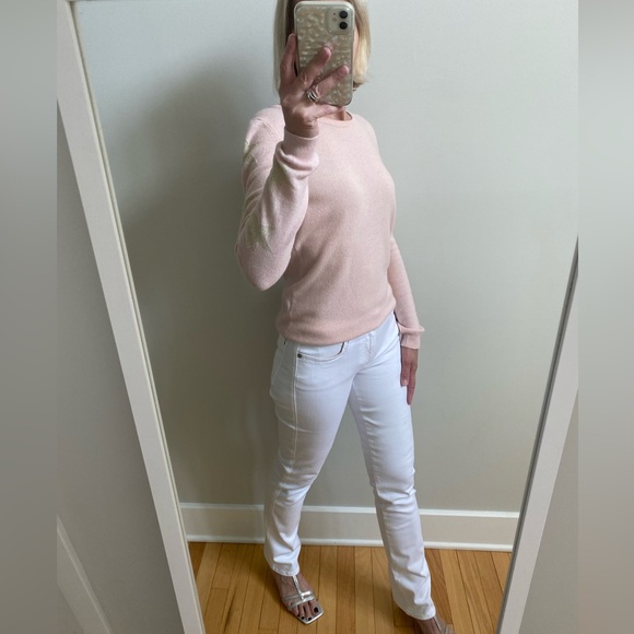 Brodie Cashmere wool pink sweater with star sleeves - Picture 14 of 15